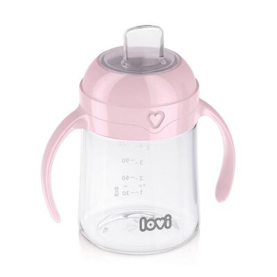Кружка-непроливайка Canpol babies Lovi детская, 35/353, розовая, 150 мл