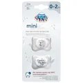 Пустушка силіконова Canpol Babies Mini симетрична сіра 23/910_grey, 0-2 місяців, 2 шт
