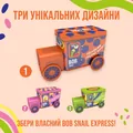Набір Bob Snail Fruit Start Подарунковий бокс Фруктовий старт з іграшкою та стікером, 108 г