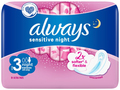 Прокладки гигиенические Always Ultra Sensitive Night, 6 капель, 3 размер, 9 шт