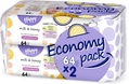 Серветки вологі Happy Bella Baby Milk & Honey дитячі, 128 шт (2 x 64 шт)