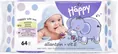 Серветки вологі Bella Baby Happy Alantoin + Vit.E дитячі, 64 шт