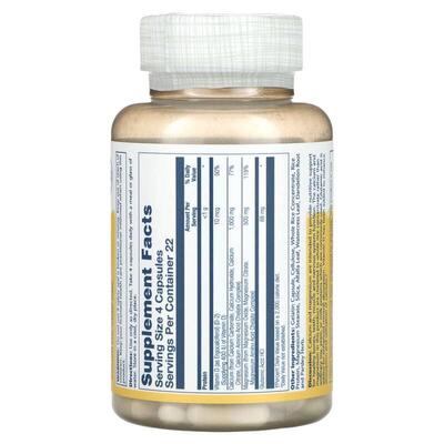 Кальций, магний Solaray Calcium Magnesium, 90 капсул