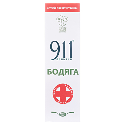 911 Бодяга Green Pharm Cosmetic бальзам по 100 мл в тубах