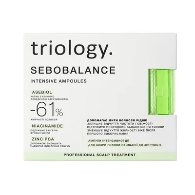 Сироватка Triology Sebobalance для шкіри голови схильної до жирності, 20 х 5 мл