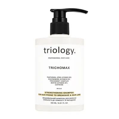 Шампунь для волосся Triology Trichomax зміцнювальний проти випадіння та ламкості, 500 мл