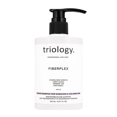 Шампунь для волосся Triology Fiberplax відновлювальний, 500 мл