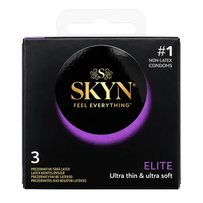 Презервативи Skyn Elite безлатексні ультратонкі, 3 штуки