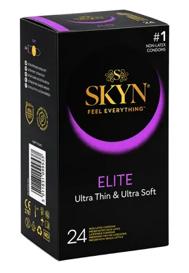 Презервативи Skyn Elite безлатексні ультратонкі, 24 штуки
