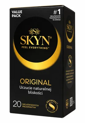 Презервативи Skyn Original ультратонкі безлатексні, 20 штук