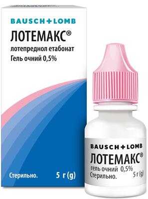Лотемакс гель оч. 0,5 % по 5 г у пляш.-крап.