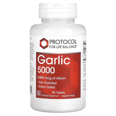 Чеснок 5000 Protocol for Life Balance Garlic 5000 мкг, 90 таблеток
