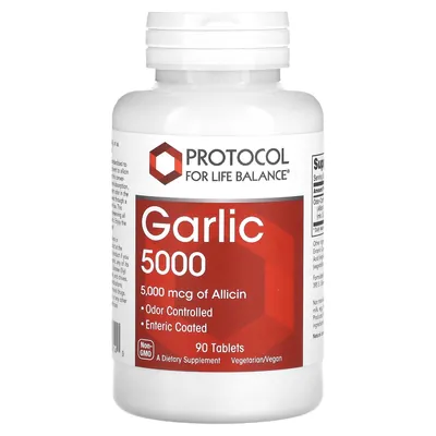Часник 5000 Protocol for Life Balance Garlic 5000 мкг, 90 таблеток