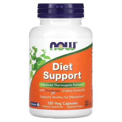 Дієтична добавка NOW Diet Support with ForsLean Дієтична підтримка капсули №120
