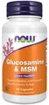 Глюкозамін та МСМ NOW Glucosamine & MSM капсули №60
