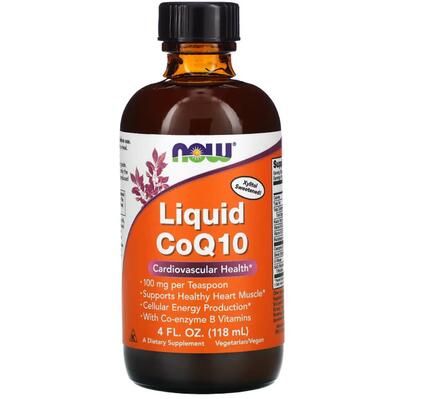 Коэнзим Q10 NOW Liquid CoQ10 , 118 мл