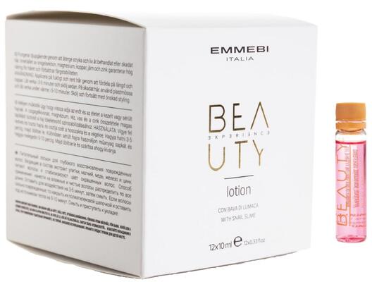 Лосьйон-догляд для волосся Emmebi Italia Beauty Experience поживний, 12 шт x 10 мл