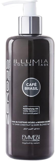 Маска для волос Emmebi Italia Illumia Color Mask Cafe Brasil сияющая тонирующий Бразильский кофе, 300 мл