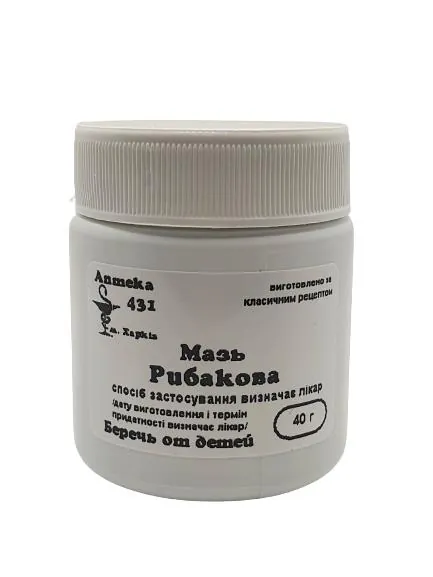 Мазь Рибакова Аптека №431, 40 г
