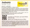 Крем для обличчя Babaria Vitamin D, 50 мл