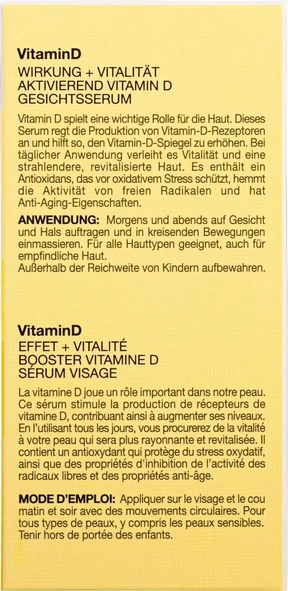 Сироватка для обличчя Babaria Vitamin D, 30 мл