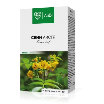 Сенны листья по 2 г №20 в фил.-пак. ТМ АйВи