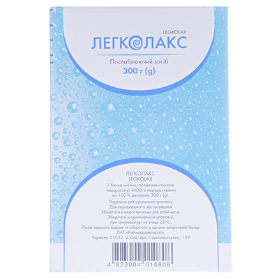 Легколакс порошок д/ор. р-ра  по 300 г в бан. полиэт.