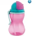 Поїльник Canpol babies 56/113_gre спортивний з обертаючою кришкою і трубочкою зелений, 370 мл