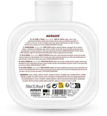 Гель для душу і ванни Agrado Choco & Toffee, 750 мл