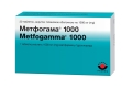 Метфогамма 1000 таблетки, п/плен. обол. по 1000 мг №30 (15х2)