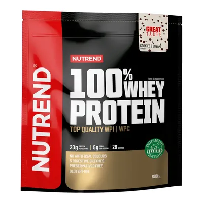 Протеїн сироватковий змішаний Nutrend 100% Whey Protein печиво-крем, 800 г