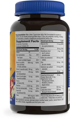 Мультивітаміни для чоловіків 50+ Nature's Way Alive! Men’s 50+ Gummy Multivitamin, 60 жувальних таблеток