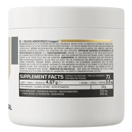 Креатин моногідрат OstroVit Creatine Monohydrate Creapure без смаку, 250 г