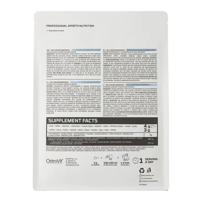 Креатин моногідрат OstroVit Creatine Monohydrate без смаку, 300 г