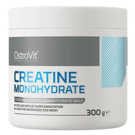 Креатин моногідрат OstroVit Creatine Monohydrate вишня, 300 г