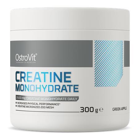 Креатин моногидрат OstroVit Creatine Monohydrate зеленое яблоко, 300 г