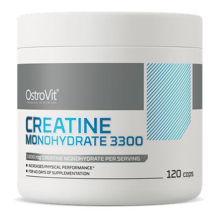 Креатин моногидрат OstroVit Creatine Monohydrate 3300 мг, 120 капсул