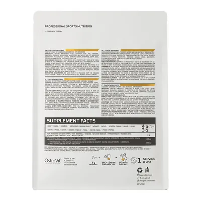 Креатин моногідрат OstroVit Creatine Monohydrate манго, 500 г