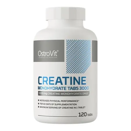Креатин моногідрат OstroVit Creatine Monohydrate Tabs 3000, 120 таблеток