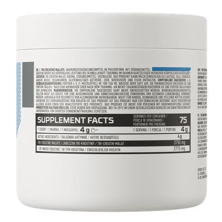 Креатин малат OstroVit Tri-Creatine Malate без вкуса, 300 г