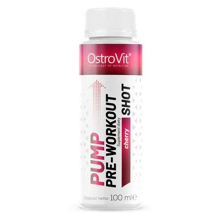 Передтренувальний комплекс OstroVit Pump Pre-Workout Shot вишня, 100 мл