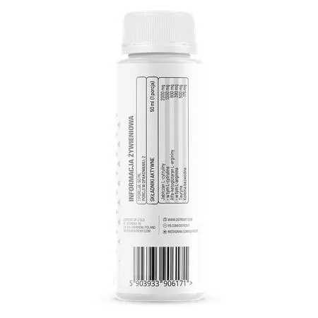 Передтренувальний комплекс OstroVit Pump Pre-Workout Shot вишня, 100 мл