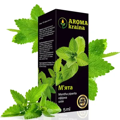 Олія ефірна Aroma kraina М'ята, 5 мл