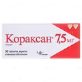 Кораксан 7,5 мг таблетки, в/плів. обол. по 7.5 мг №56 (14х4)