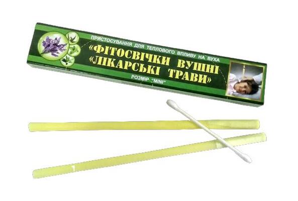 Фітосвічки Діас Лікарські трави mini вушні №2