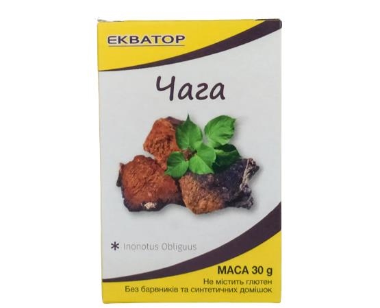 Фіточай Екватор Чага по 30 г у пач.