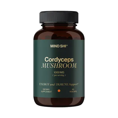 Кордіцепс Mind Shi Cordyceps Mushroom 1000 мг вег. капсули №60