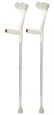 Костыль подлокотный Ossenberg 220 DSK Klassiker Soft регулируемый с мягкой насадкой, цвет серый, пара