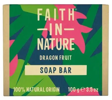 Мило натуральне тверде Faith In Nature з фруктом дракона, 100 г