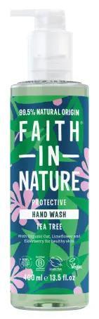 Мыло жидкое Faith In Nature для рук натуральное с чайным деревом, 400 мл